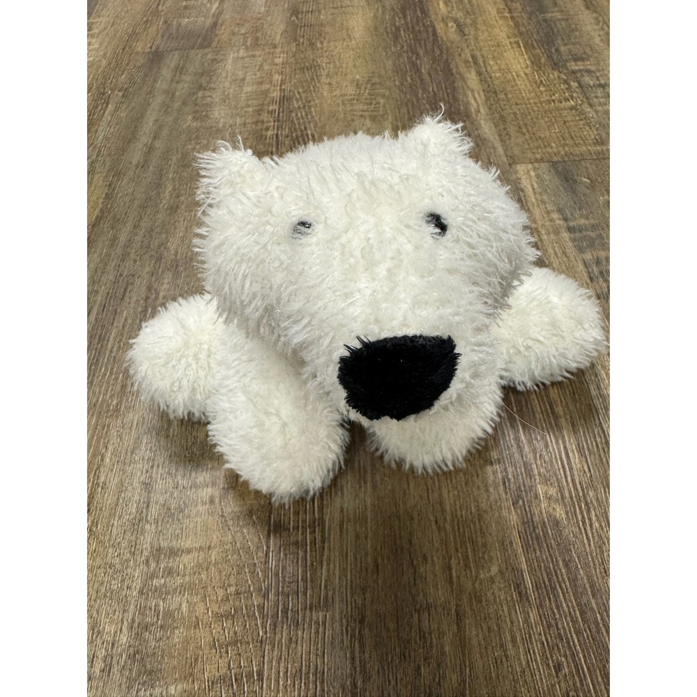 Ganz Webkinz Polar Bear HM116 White Shaggy Plush Stuffed Animal Toy 9"